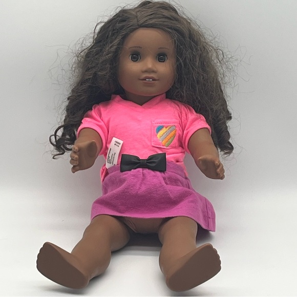 American Girl Other - American Girl Doll Truly Me #67 Dark Skin-Brown Eyes-18" - Curly Hair Side Part
